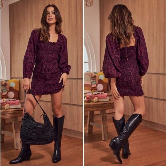 Free People Smock It To Me Mini Dress - Picture 1 of 10